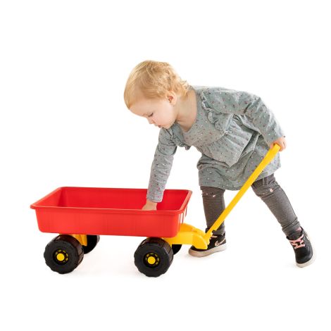 Carucior pentru jucarii, 52 cm lungime cupa, Rodos,  3ani+, din plastic rezistent, Androni Giocattoli - imagine 9